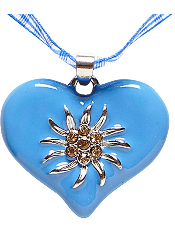 Blauwe tiroler ketting