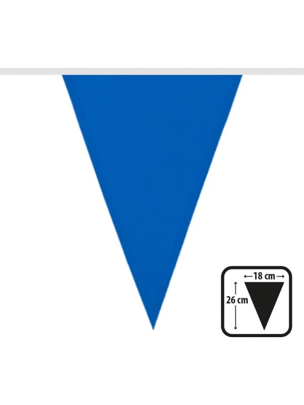 Blauwe Vlaggetjesslinger 6M