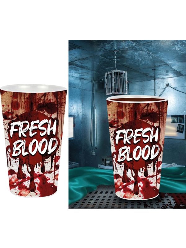 Bloed drinkbeker plastic halloween