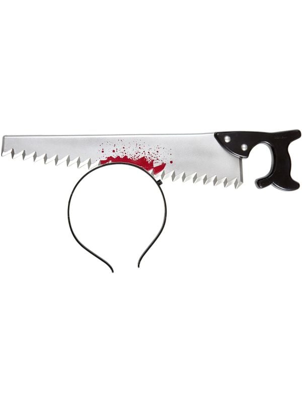 Bloederige zaag haarband