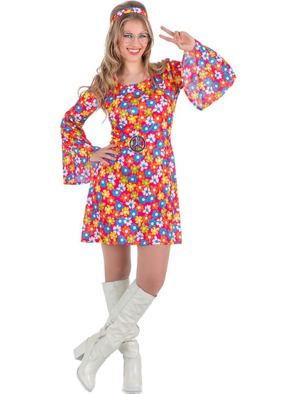 Bloemen Hippie Jurk Dames