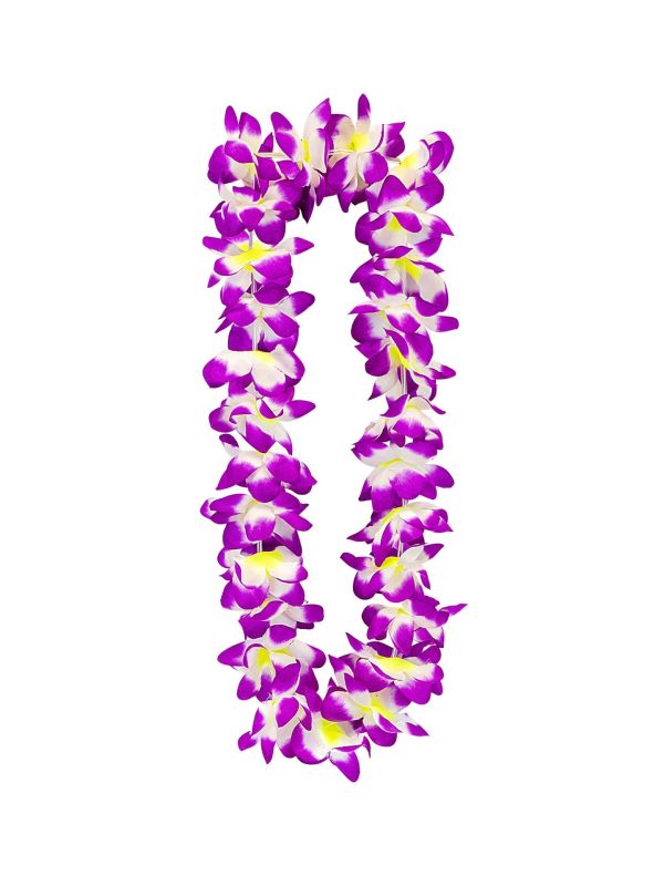 Bloemenketting Paars Hawaii