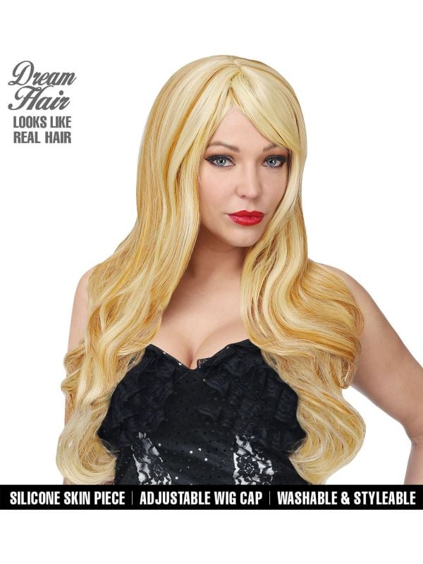 Blonde pruik vrouwen main product photo
