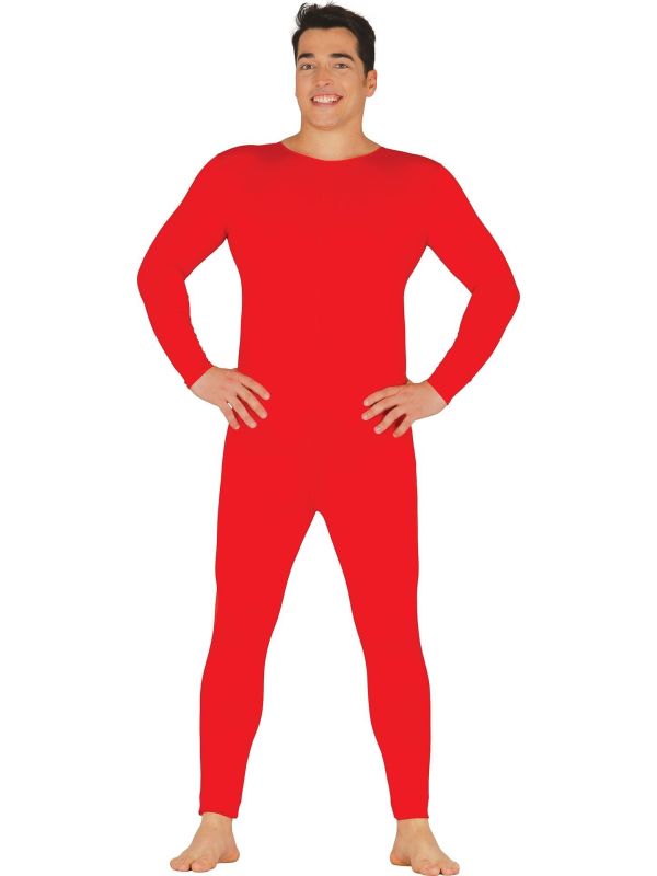 Bodysuit rood heren main product photo