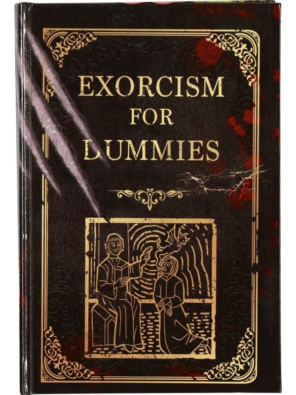 Boek ' Exorcism for dummies' 22 x 15 cm halloween