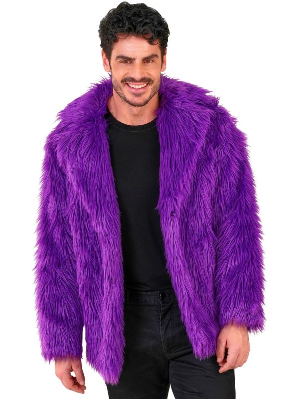 Bontjas Carnaval Festival Paars Heren