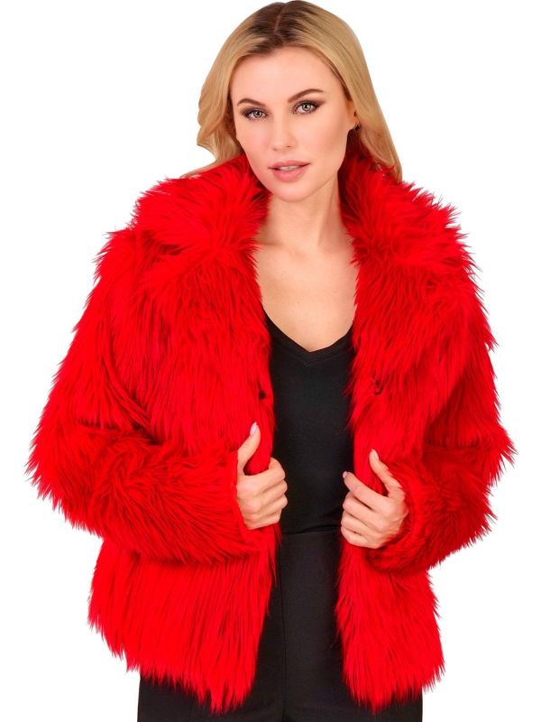 Bontjas Carnaval Festival Rood Dames