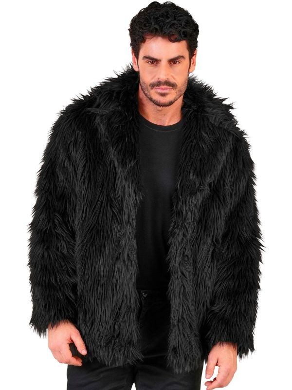 Bontjas Carnaval Festival Zwart Heren