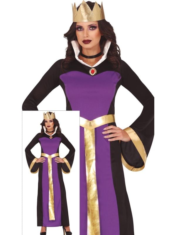Boze koningin Sneeuwwitje jurk halloween dames
