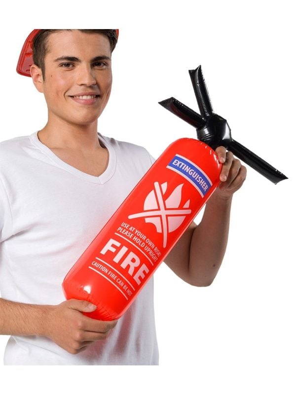 Brandweer blusser opblaasbaar 60cm
