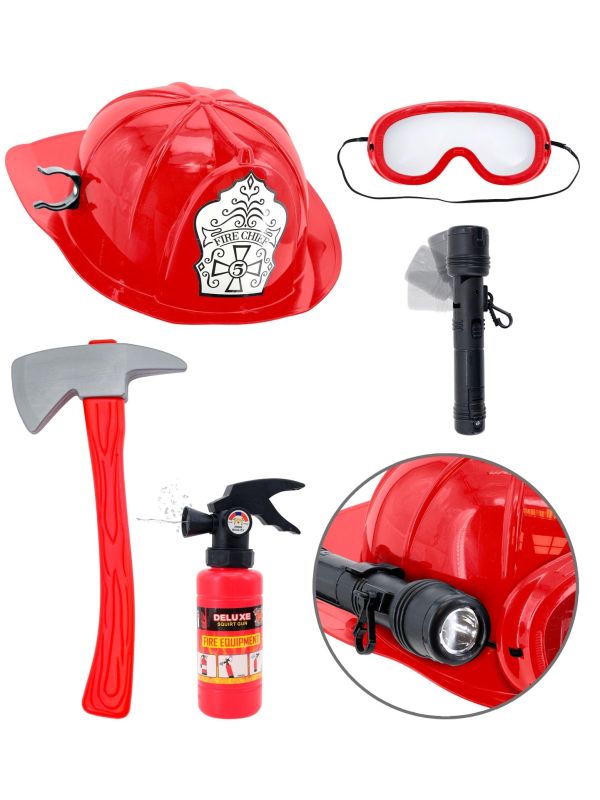 Brandweer Set Rood Kinderen