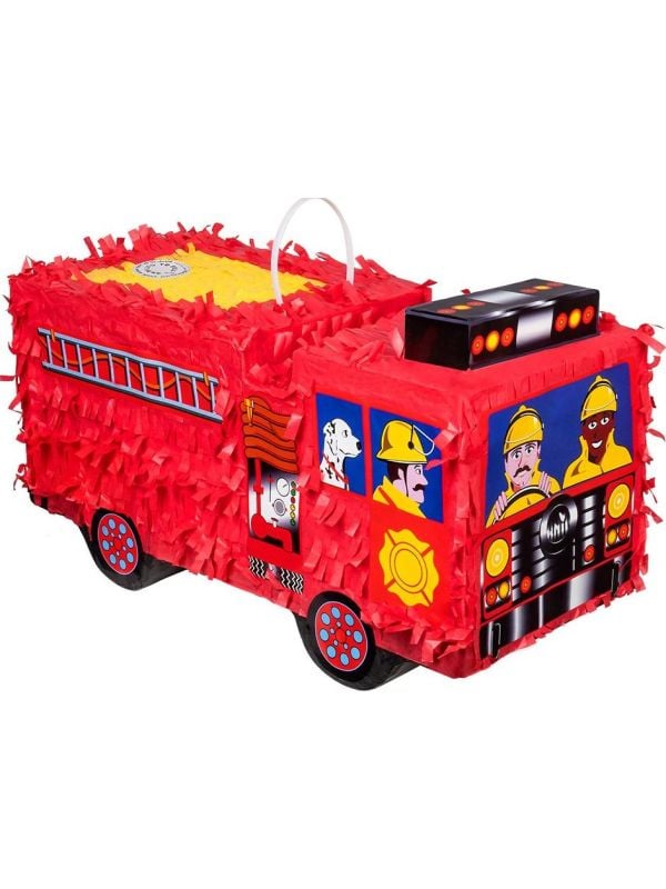 Brandweerwagen Piñata 43cm