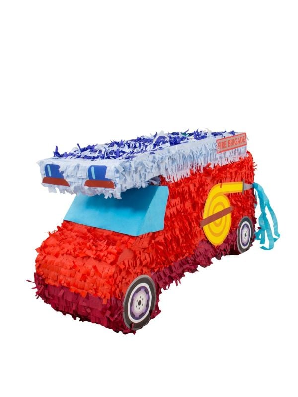 Brandweerwagen pinata kinderfeestje