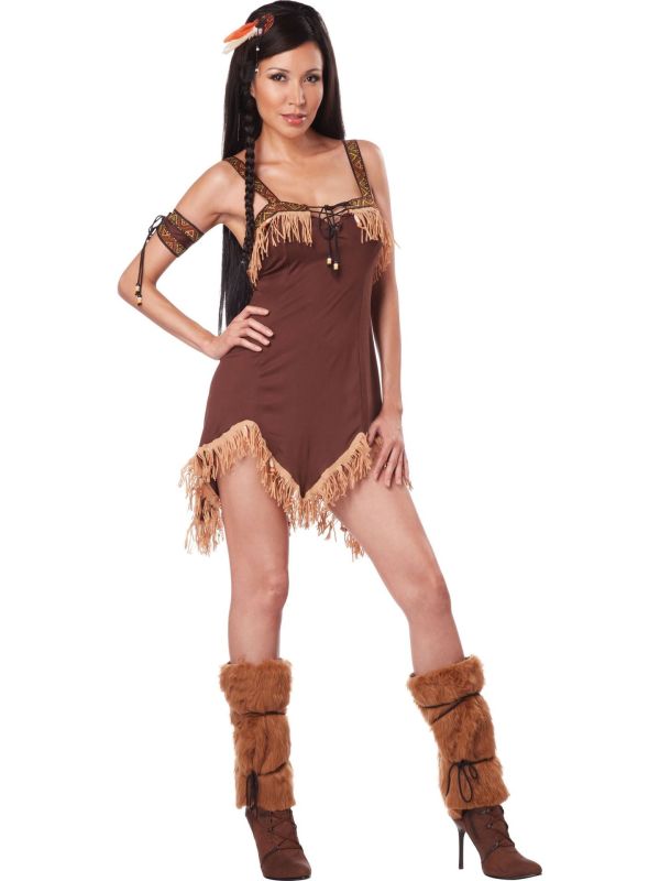 Bruin indianen jurkje main product photo