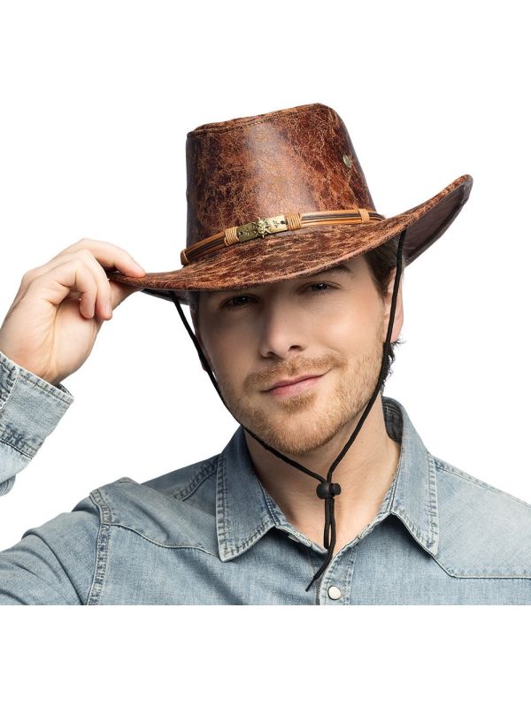 Bruine Cowboy Avonturiers Hoed