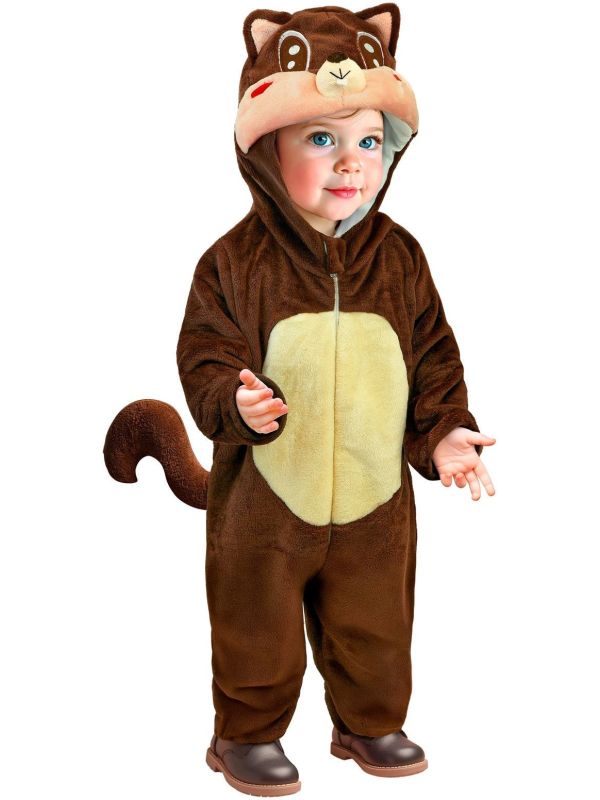 Bruine Eekhoorn Onesie Baby's