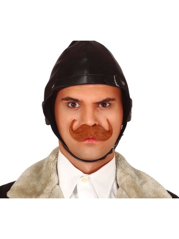 Bruine gentleman snor