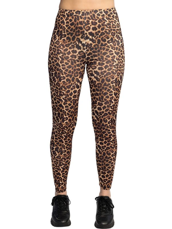 Bruine Luipaard Festival Legging Dames