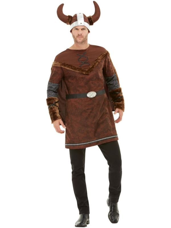 Bruine viking outfit heren