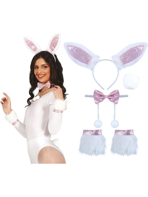 Bunny Accessoireset Wit Roze main product photo