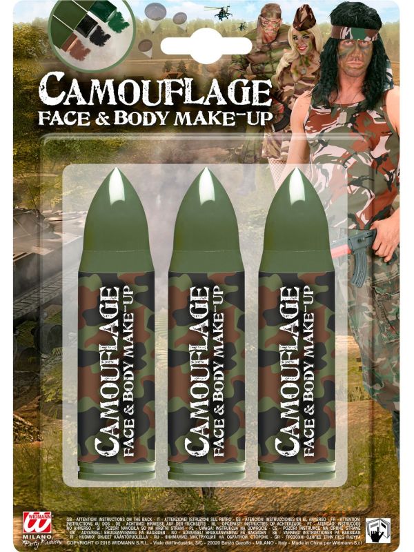 Camouflage schminkstiften main product photo