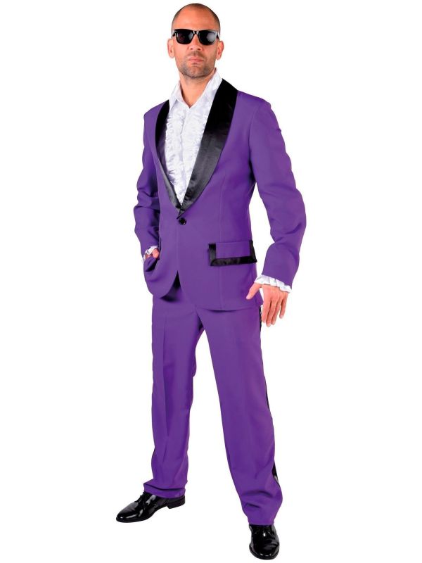 Carnavals smoking paars mannen main product photo