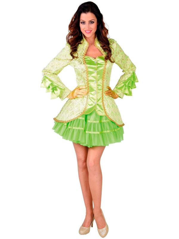 Carnavalsjas dames groen main product photo
