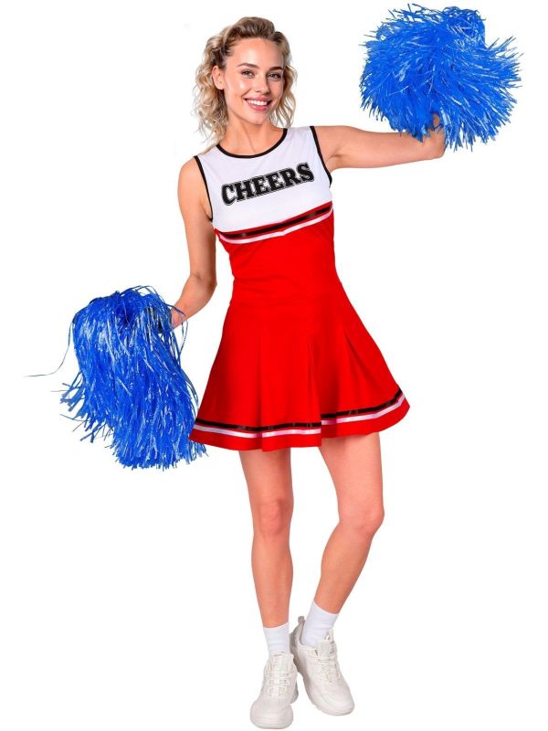 Cheerleader Jurkje Vrouwen Rood Wit