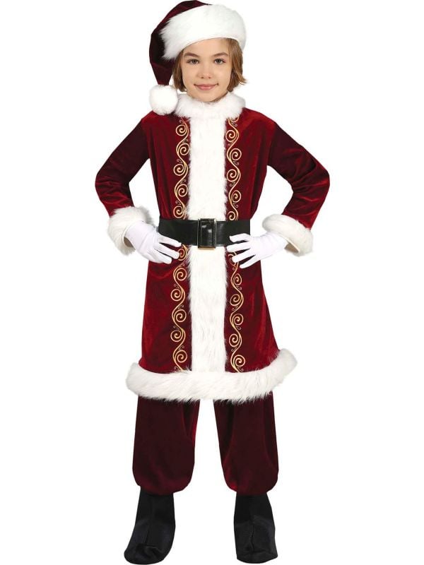 Chique kerstman kostuum kind