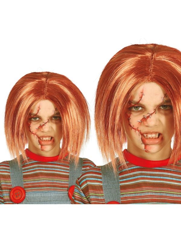 Chucky pruik kind halloween