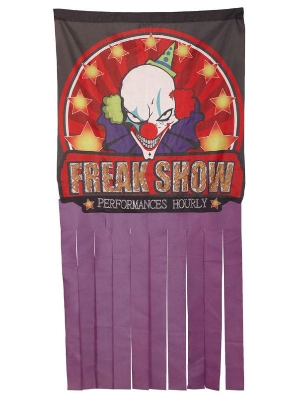 Circus gordijn Freak Show
