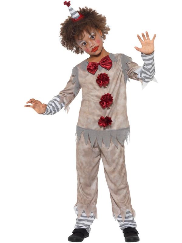 Clown jongens pakje grijs main product photo