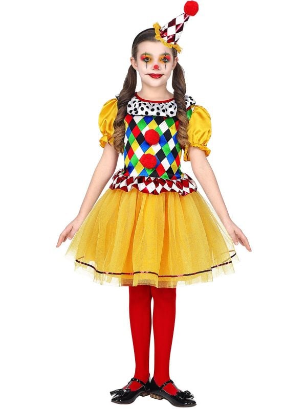Clowns jurkje meisje