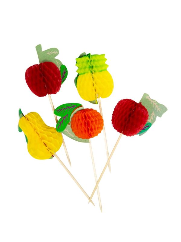 Cocktail prikkers 10 stuks tropisch fruit main product photo