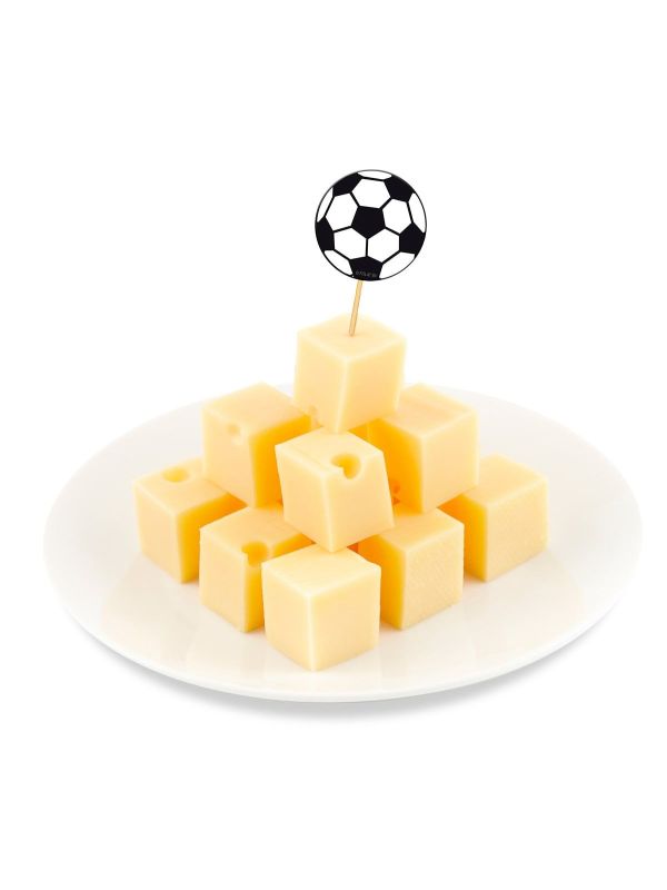 Cocktail prikkers 20 stuks voetbal main product photo