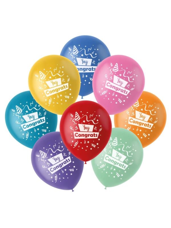 Color pop ballonnen congrats main product photo