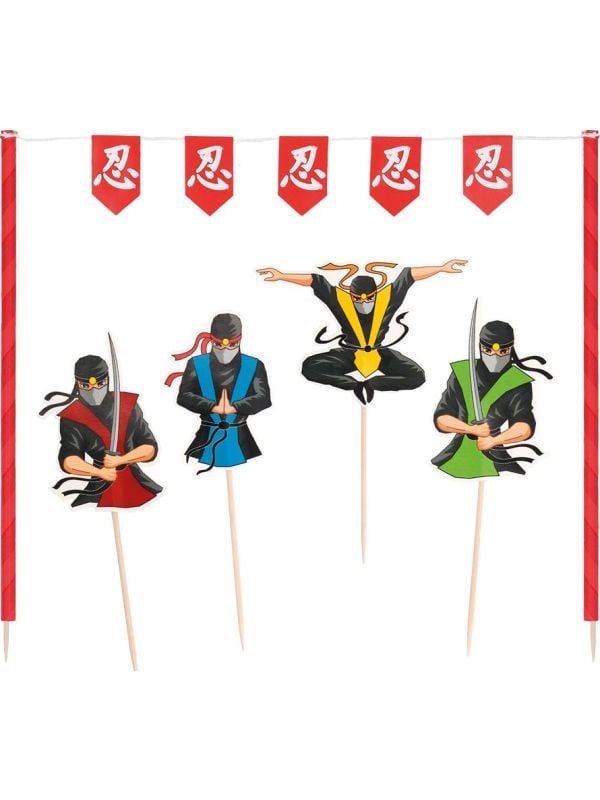 Complete Ninja Taartdecoratie Kit