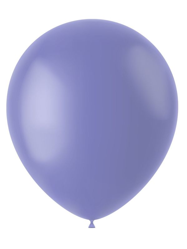 Cornflower blauwe mat ballonnen 50 stuks