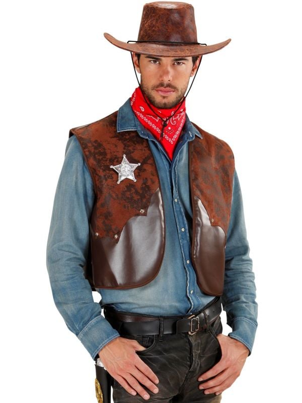 Cowboy vest main product photo