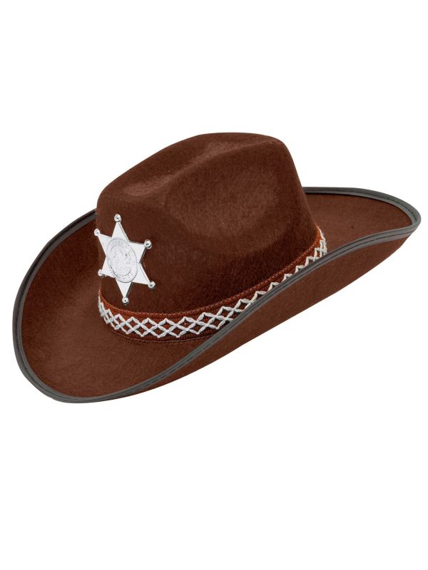 Cowboyhoed Bruin Feest Jongens Meisjes