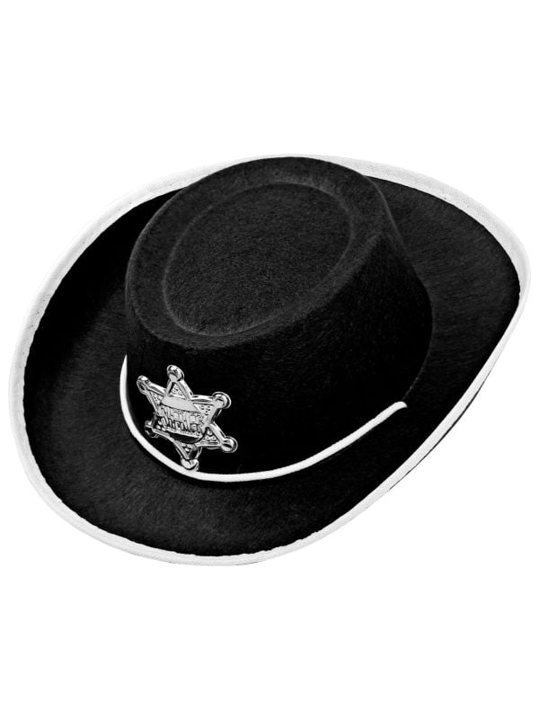 Cowboyhoed kind zwart