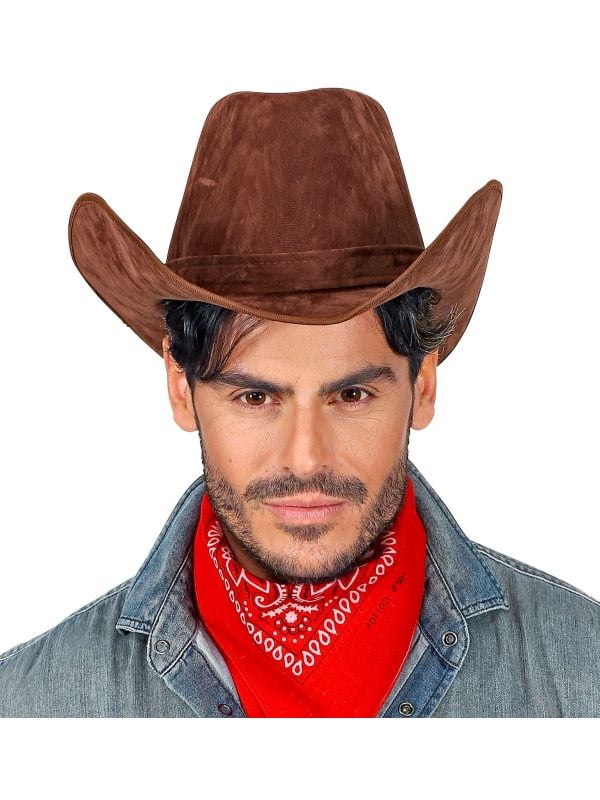 Cowboyhoed Suedelook