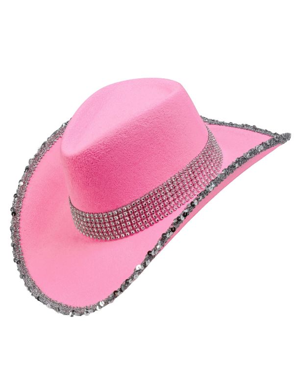 Cowgirl Hoed Roze Dames Mannen