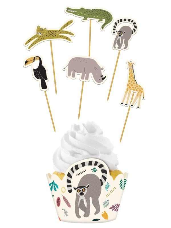 Cupcake Decoratie Set Dieren