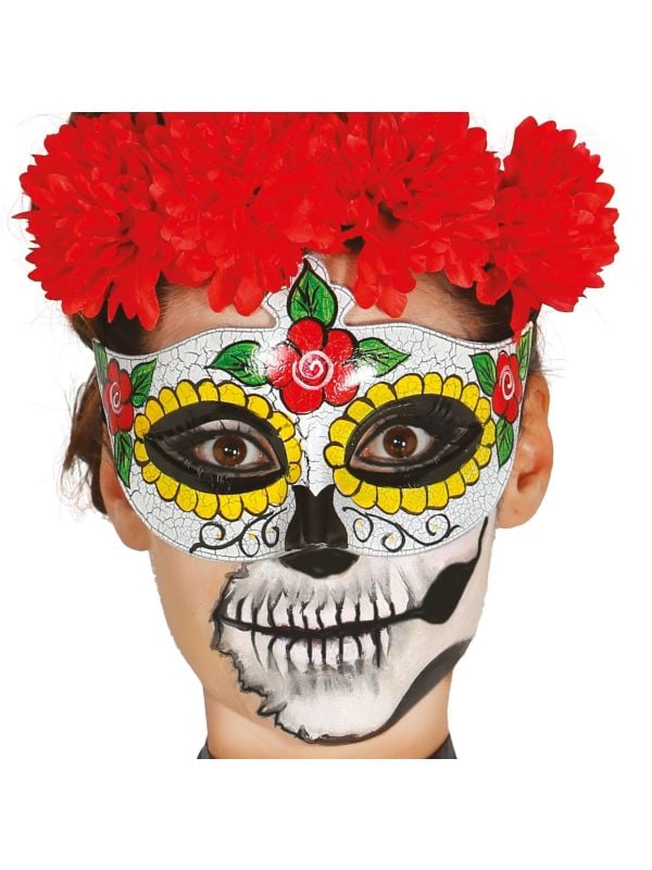 Dag van de doden oogmasker