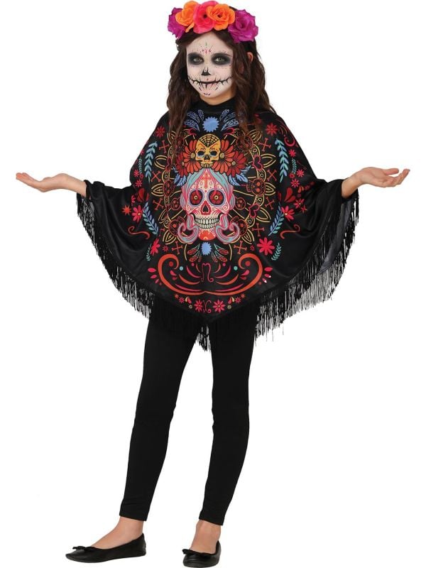 Dag Van de Doden Poncho Kinderen main product photo