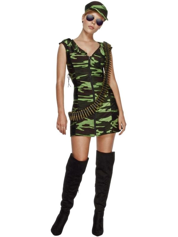 Dames camouflage leger pakje main product photo