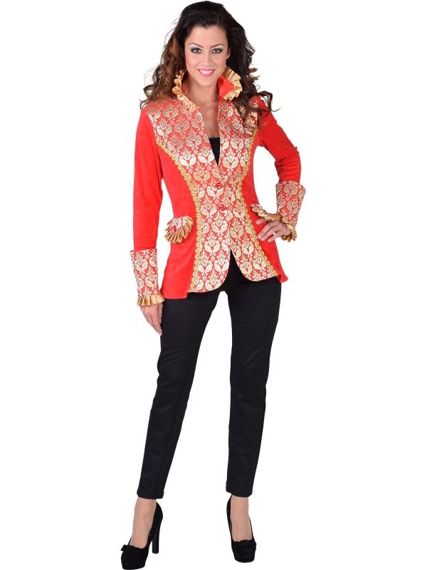 Dames carnaval jas brocaat vrouwen main product photo
