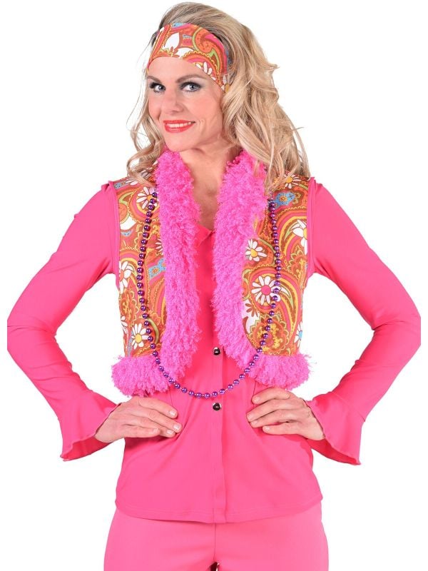 Dames hippie vest 60s main product photo