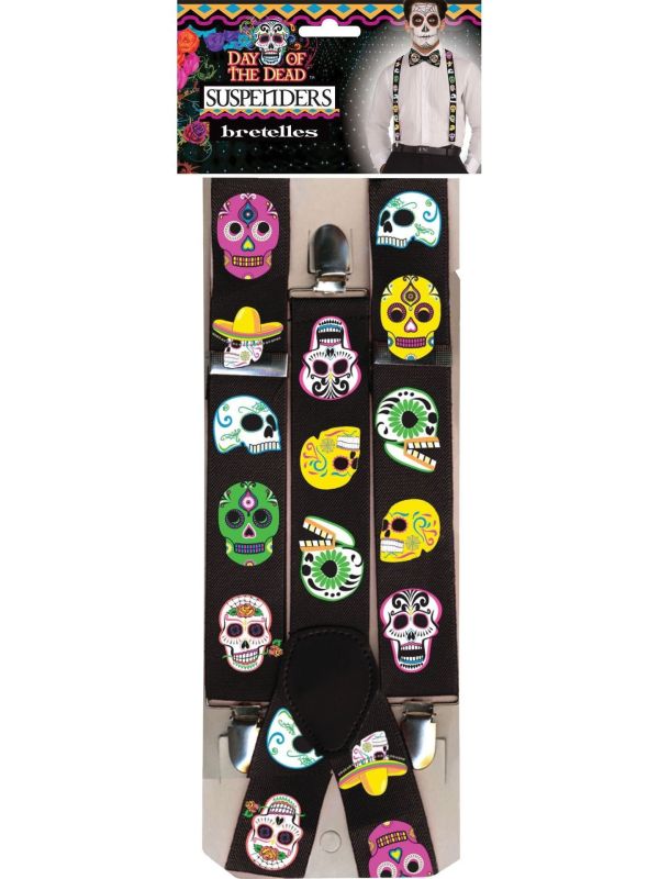 Day of the dead bretels main product photo
